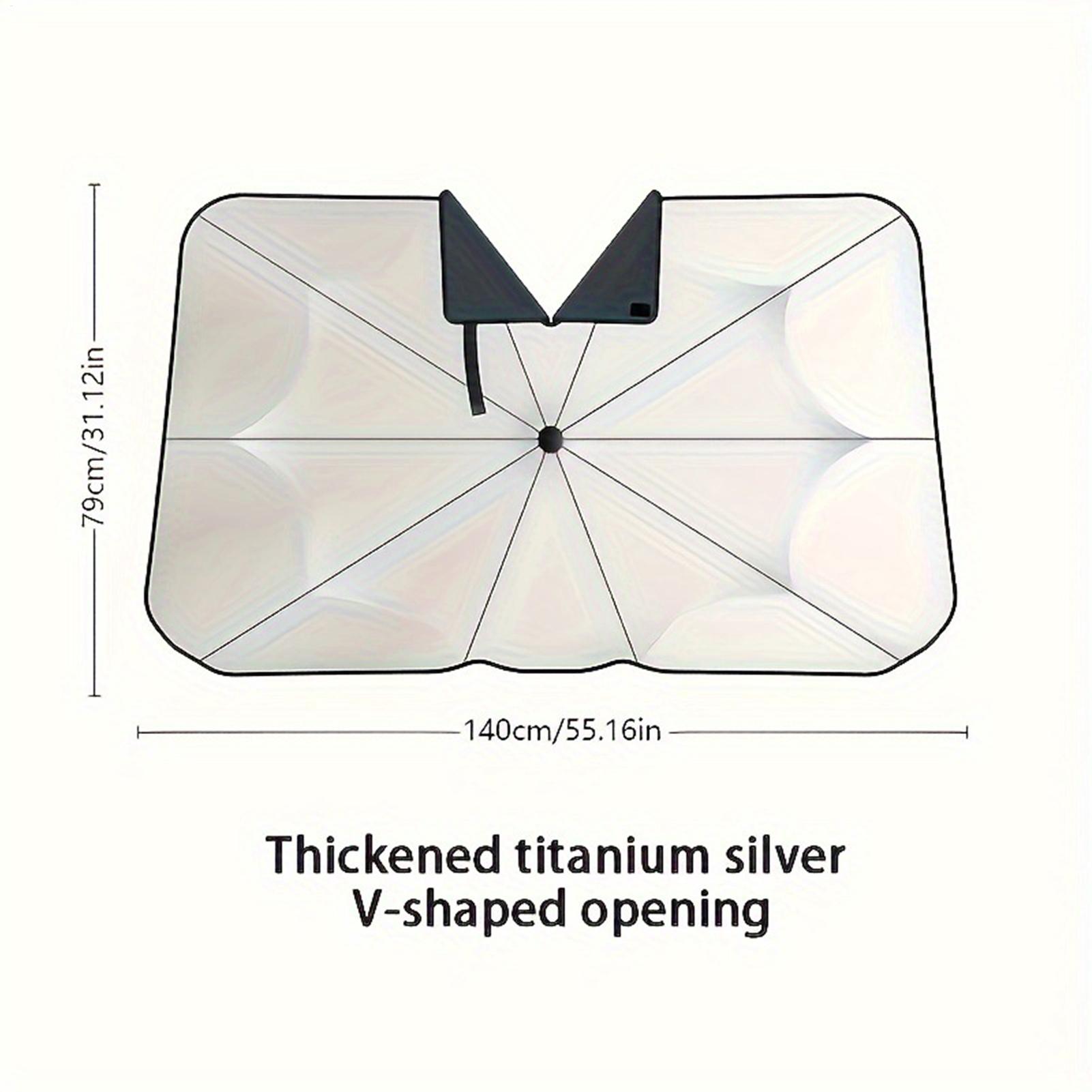Portable Car Sun Shade Umbrell - đánh giá và giá Car Sunshade Windshield Umbrella Foldable